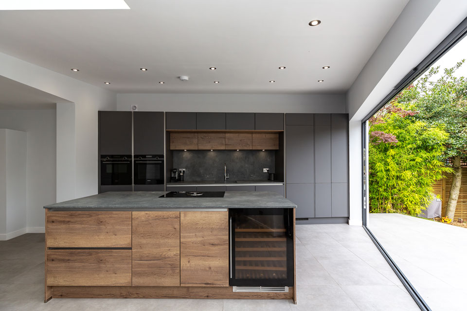 AG Quartz Concrete (cabinetry by Audus Kitchens)