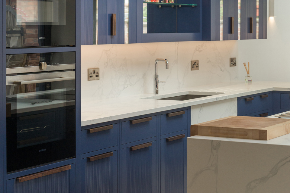 Stoneworld Calacatta Tuscany Quartz (cabinetry by Cleary & Hall)