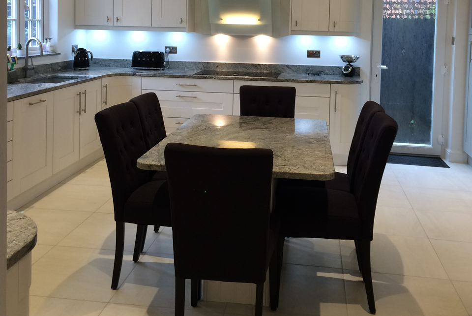 Piracema Granite (cabinetry by First Choice Kitchens)